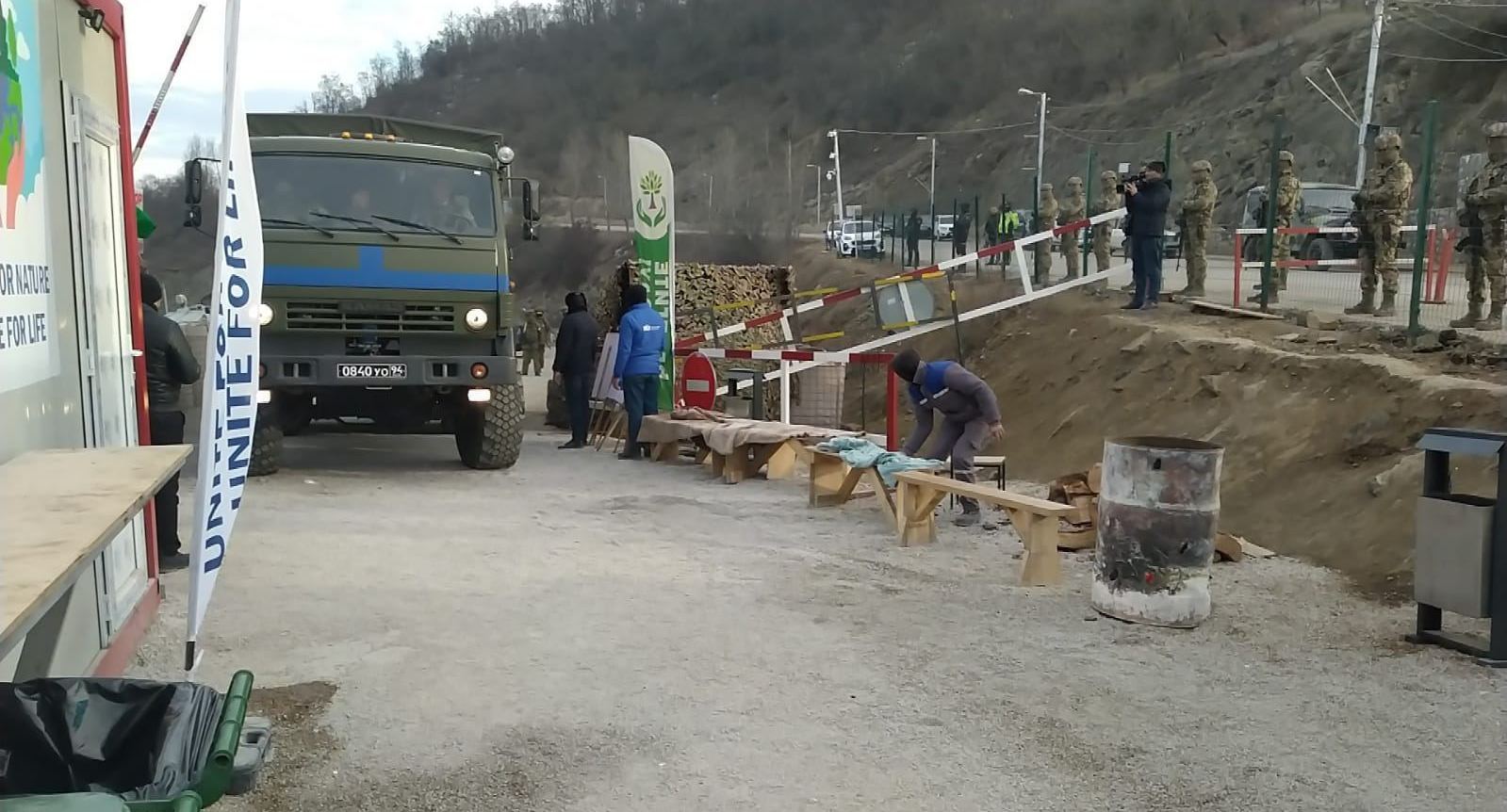 Sülhməramlıların daha 8 maşını Laçın yolundan keçib - YENİLƏNİB