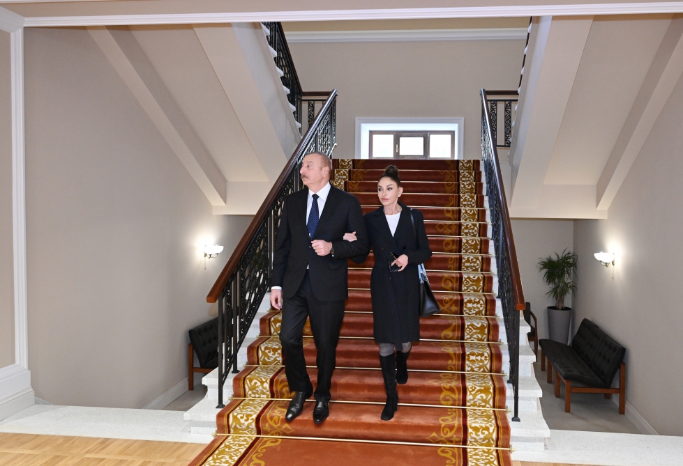 Prezident və xanımı Uşaq-Gənclər İnkişaf Mərkəzində - FOTOLAR