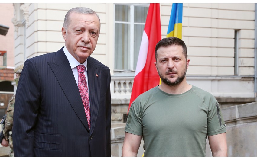 Ərdoğan Zelenski ilə danışdı - Bu mövzuları müzakirə etdilər
