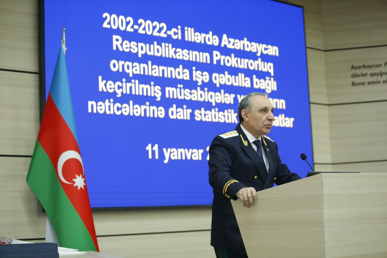 20 ildə 1151 nəfər işə qəbul edilib - Baş prokuror