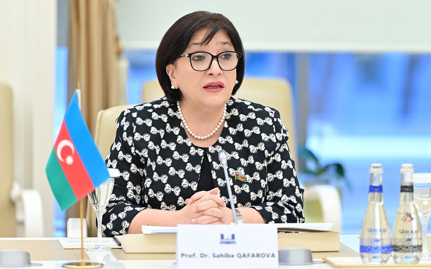 Sahibə Qafarova Səudiyyə nümayəndələri ilə görüşdü 
