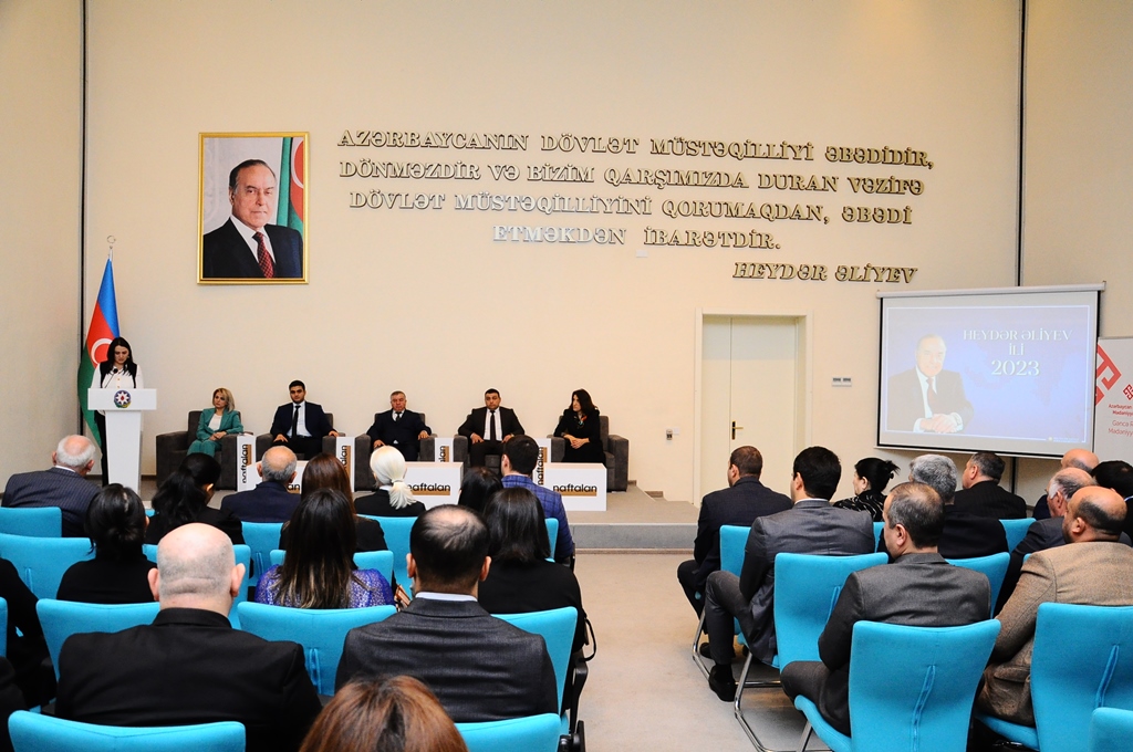 Naftalanda “Heydər Əliyev İli” çərçivəsində ilk tədbir - FOTOLAR