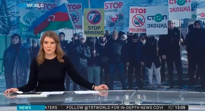 “TRT World” Laçın yolundan reportaj hazırladı - VİDEO