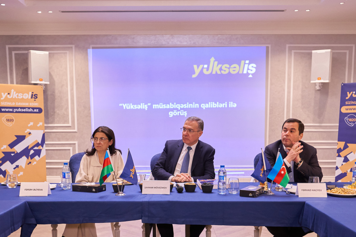 Prezidentin köməkçisi “Yüksəliş”in qalibləri ilə GÖRÜŞDÜ