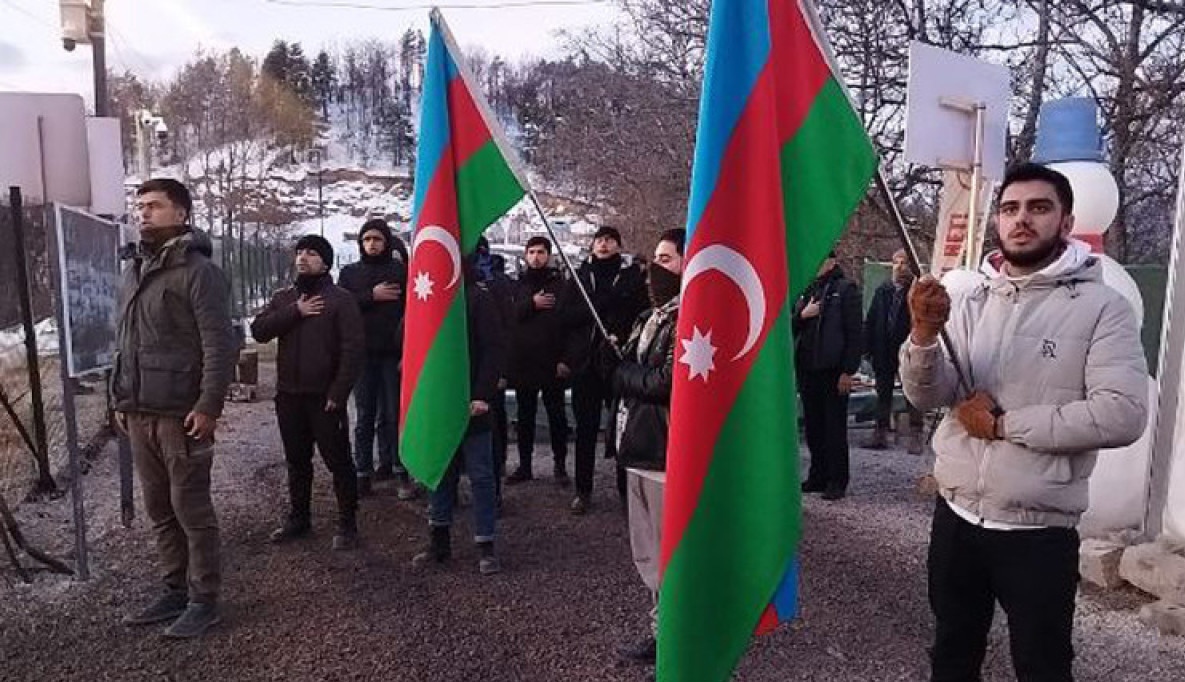 Laçın yolundakı etiraz aksiyasının 37-ci GÜNÜ