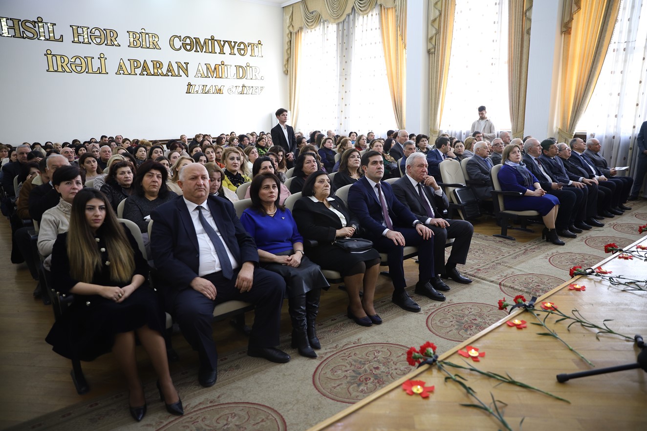GDU-da “20 Yanvar-Qan yaddaşımız” adlı tədbir keçirilib - FOTOLAR