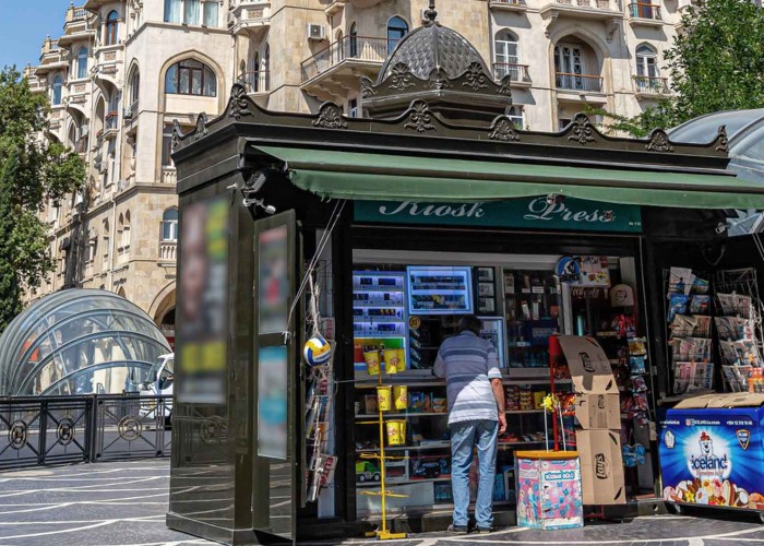 Bakıda köşkdən lotereya oğurlandı