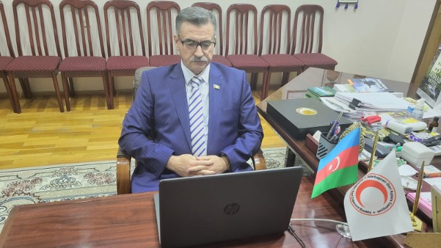 Novruz Aslanov növbəti onlayn qəbul keçirib - FOTOLAR