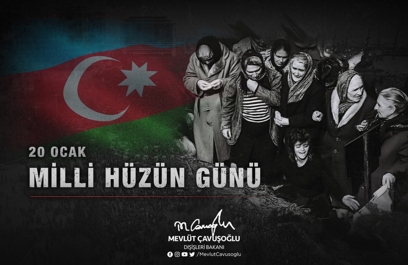Çavuşoğludan 20 Yanvar PAYLAŞIMI