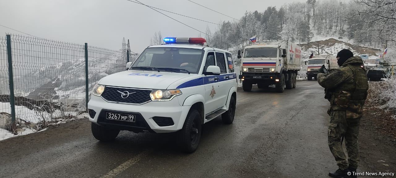 Sülhməramlıların 47 maşını aksiya yerindən keçib - YENİLƏNİB