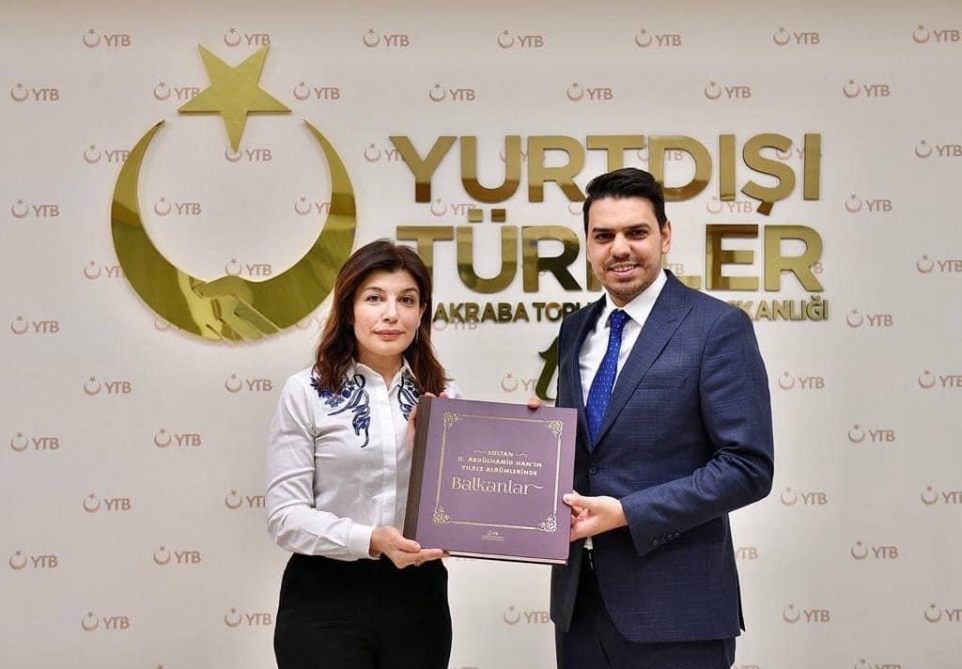 Günay Əfəndiyeva Abdullah Eren ilə görüşüb