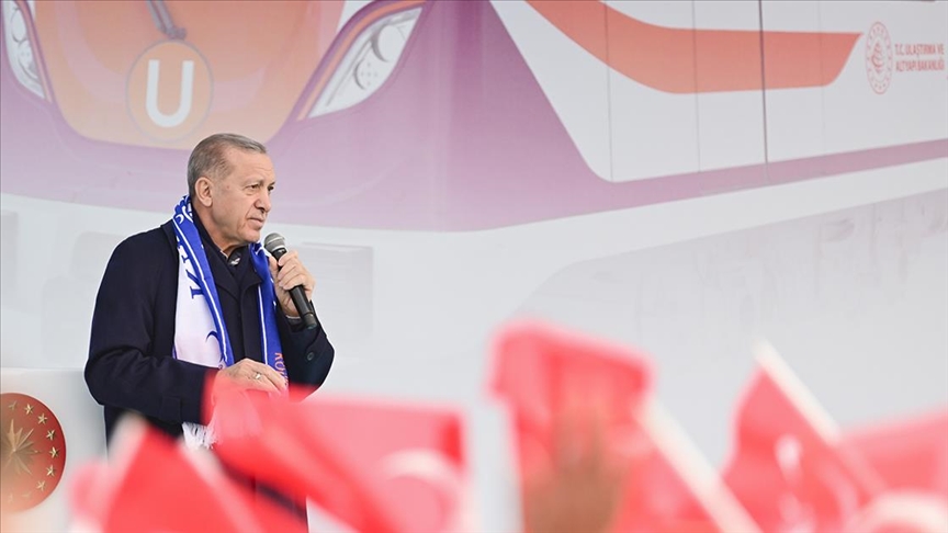 Ərdoğan Avropanın ən sürətli metro xəttinin açılışını etdi