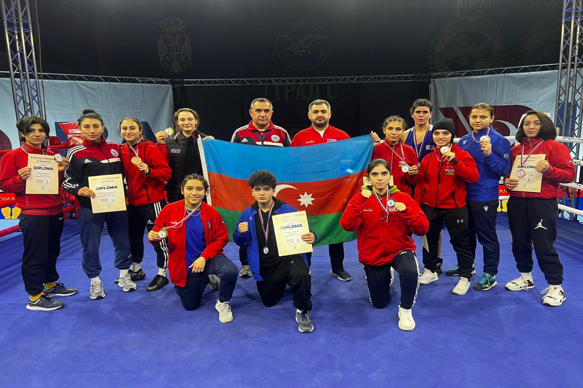 Boksçularımız Millətlər kubokunda 11 medal qazanıb - FOTOLAR