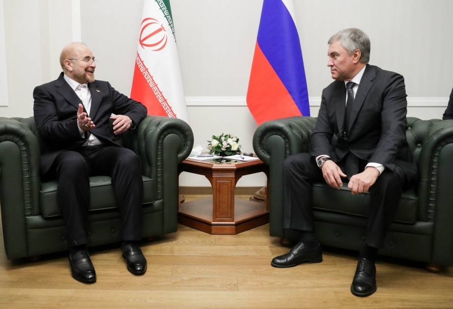Volodin iranlı həmkarı ilə görüşdü - YENİLƏNİB