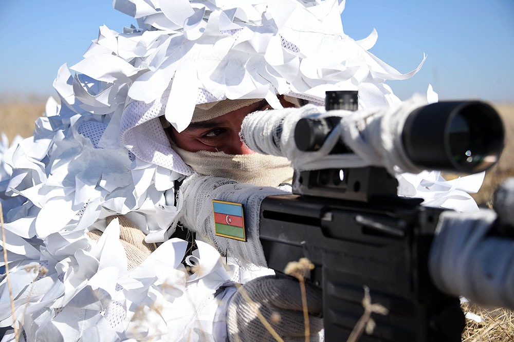 Azərbaycan hərbçiləri beynəlxalq təlimdə - FOTO