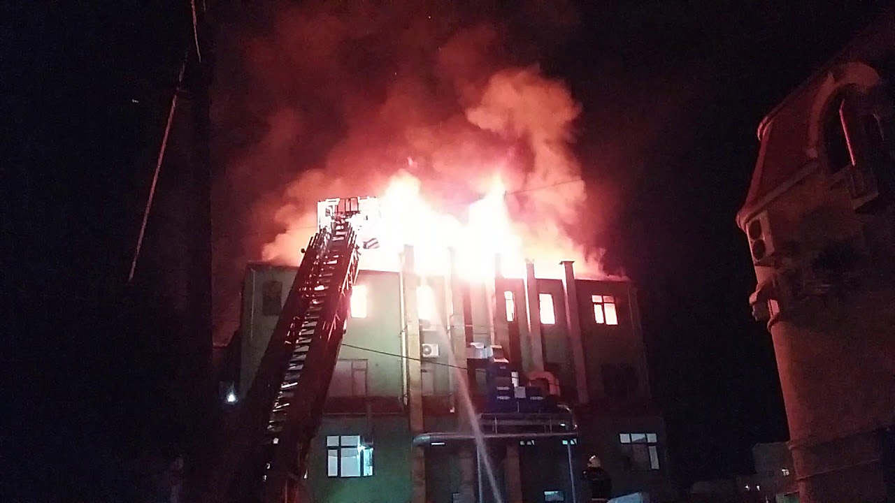 Oğuzda şadlıq sarayında YANĞIN