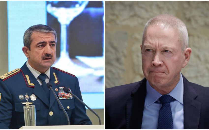 Elçin Quliyev İsrail müdafiə naziri ilə sərhəd mühafizəsini müzakirə etdi