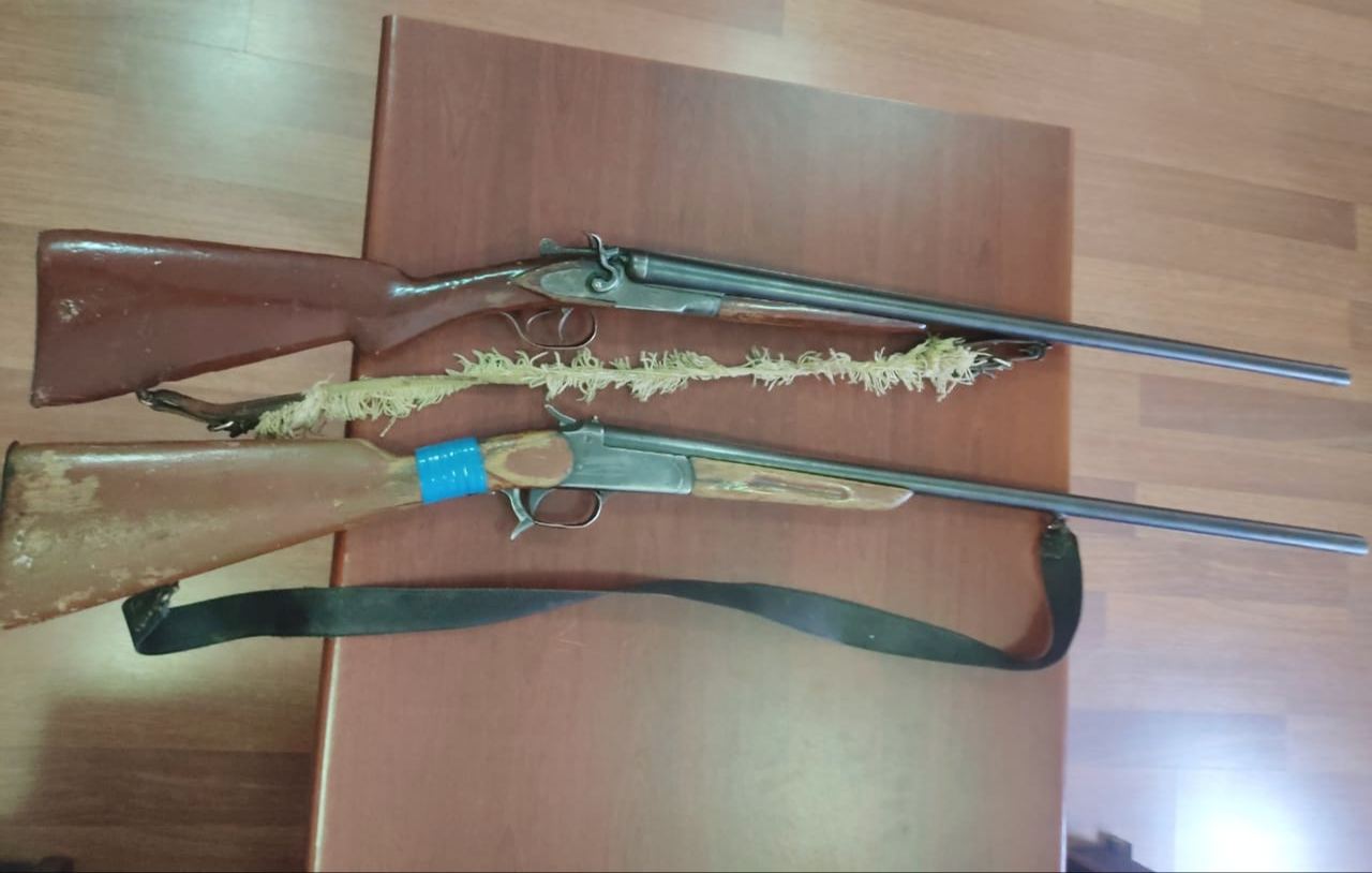 Qanunsuz saxlanılan silahlar müsadirə edildi