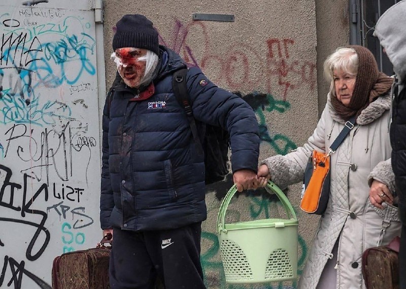 Rusiya Xarkova raket zərbələri endirdi -  FOTOLAR (YENİLƏNİB)