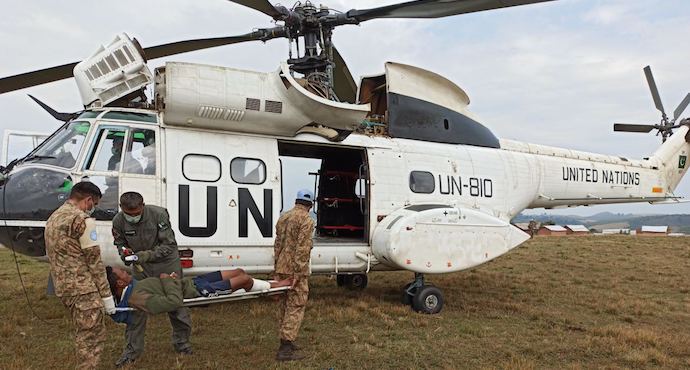 BMT-nin helikopteri atəşə tutuldu - Ölən var 