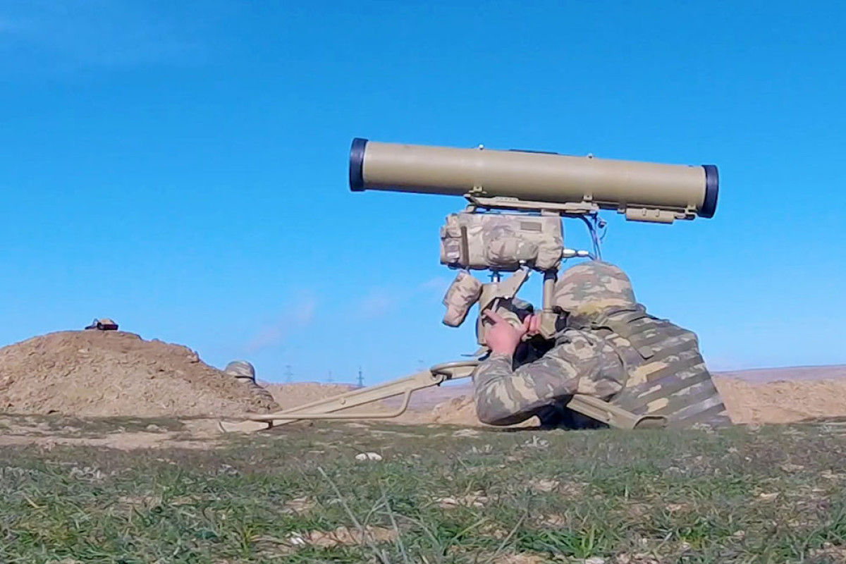 Tank əleyhinə raket kompleksləri toplandı - VİDEO