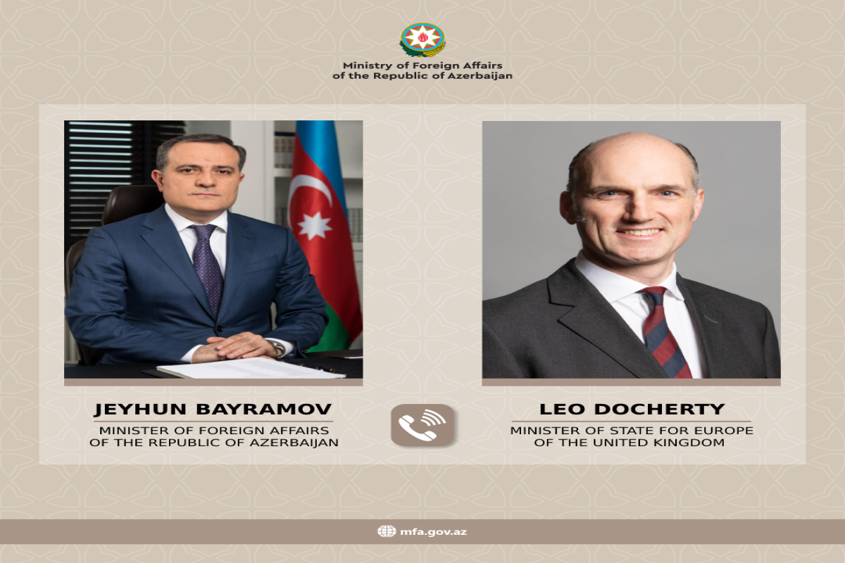 Ceyhun Bayramov Britaniya rəsmisi ilə Laçın yolunu müzakirə edib