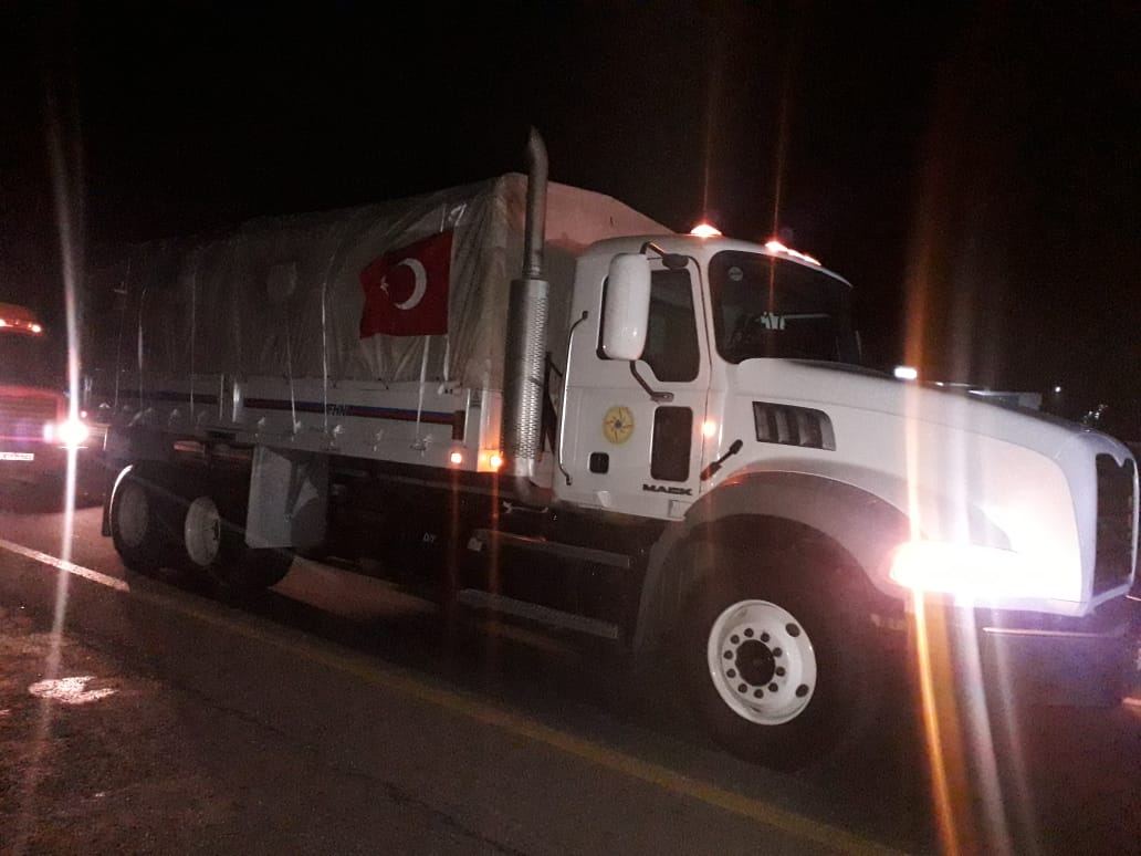 Azərbaycan Türkiyəyə növbəti yardımını GÖNDƏRDİ