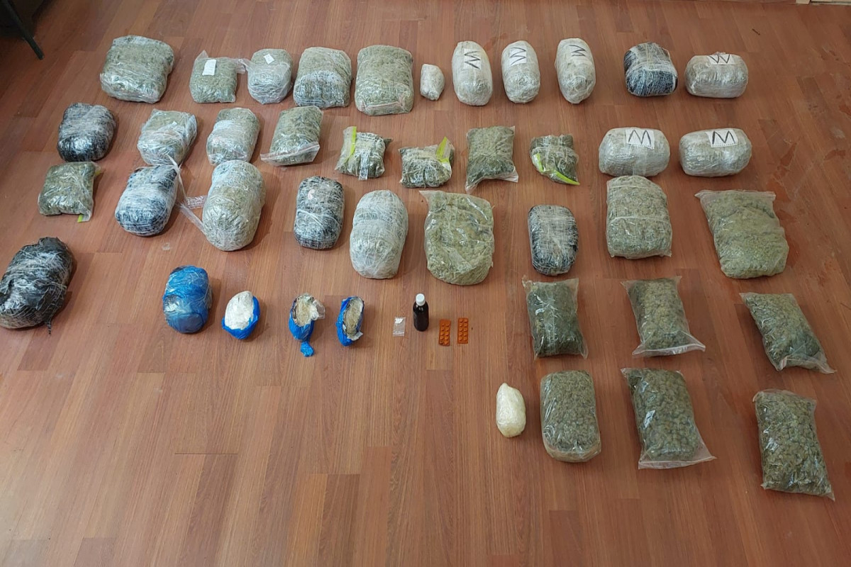 Dərədə gizlədilən 39 kq narkotik aşkarlandı - FOTO