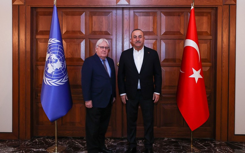 Çavuşoğlu BMT rəsmisi ilə danışıqlar apardı