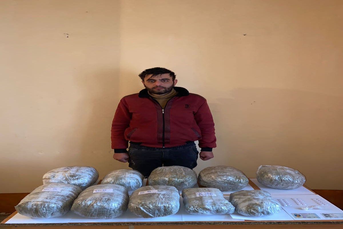 İrandan narkotik gətirən şəxs tutuldu - FOTO