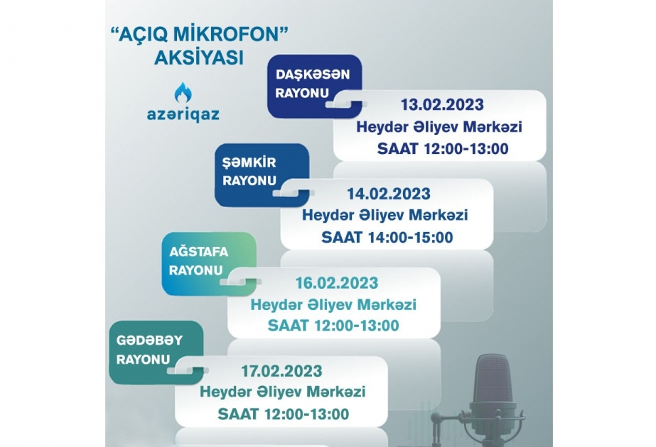 Daha 4 rayonda sakinlərin müraciətləri dinləniləcək