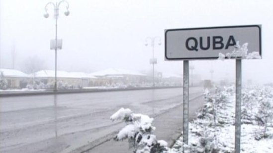 Minimum temperatur Qubada qeydə alınıb