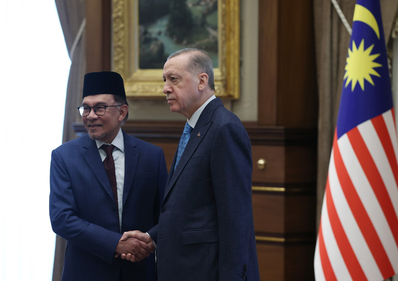 Ərdoğan Ənvər İbrahimi qəbul etdi