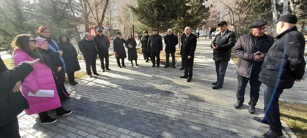 Azay Quliyev seçicilərilə görüş keçirib - FOTOLAR