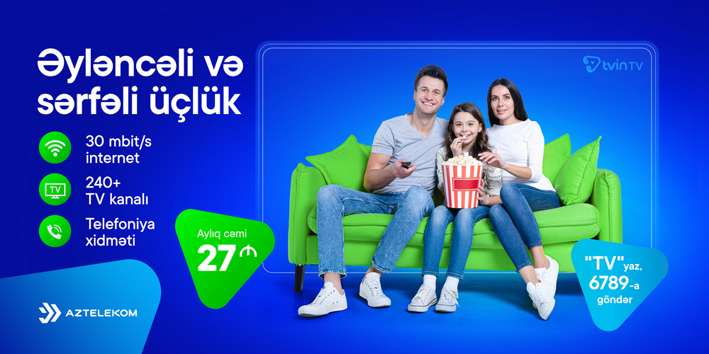 “Aztelekom” yeni rəqəmsal TV xidmətini təqdim edir