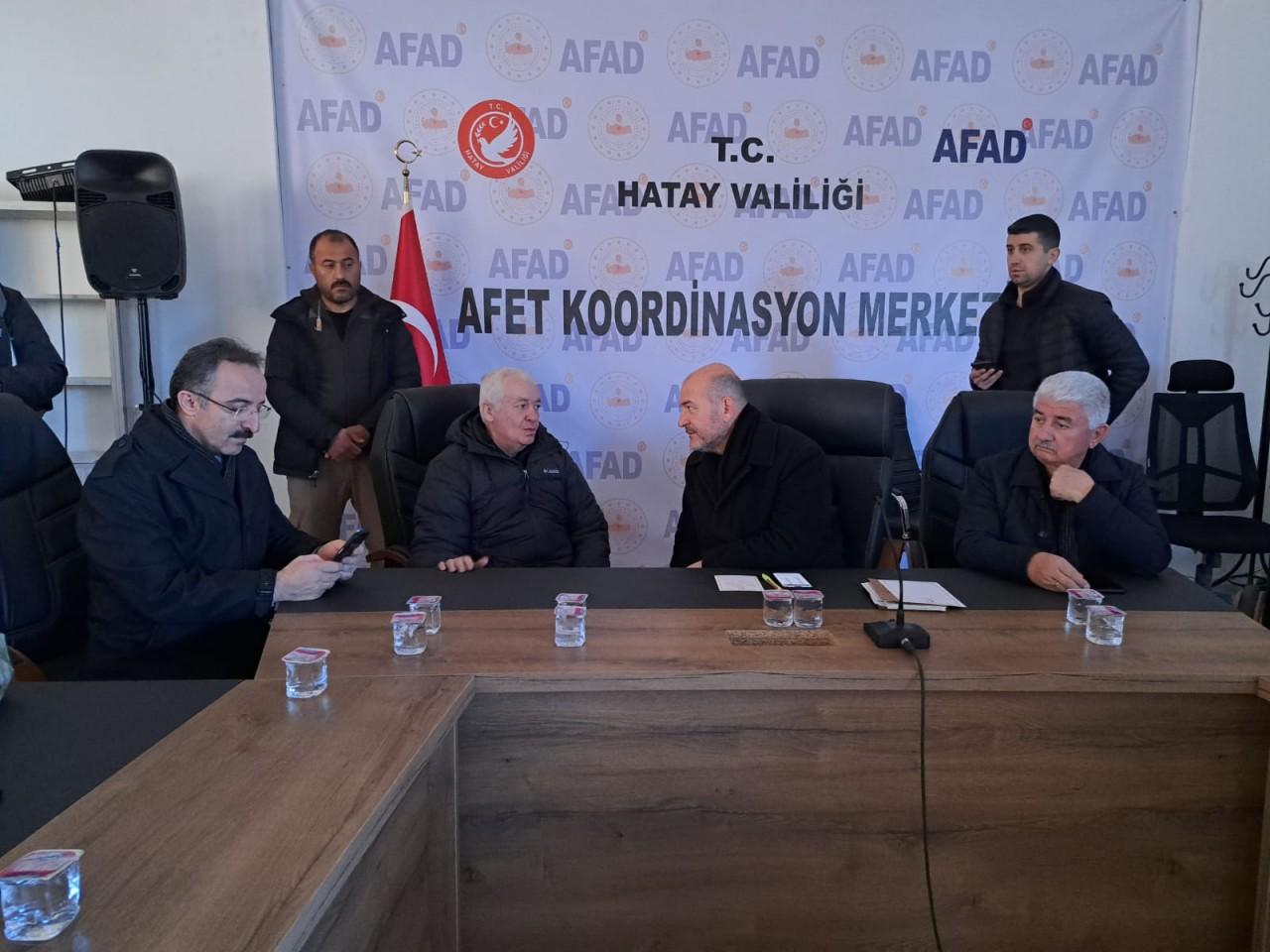 Süleyman Soylu Etibar Mirzəyevlə birgə iclas keçirdi - FOTOLAR