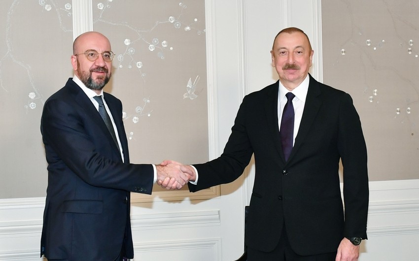 Prezidentlə Şarl Mişell arasında sülh müzakirəsi - YENİLƏNİB 