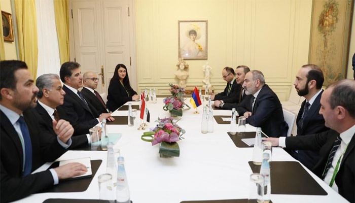 Paşinyan İraq kürdlərinin lideri ilə danışıqlar apardı