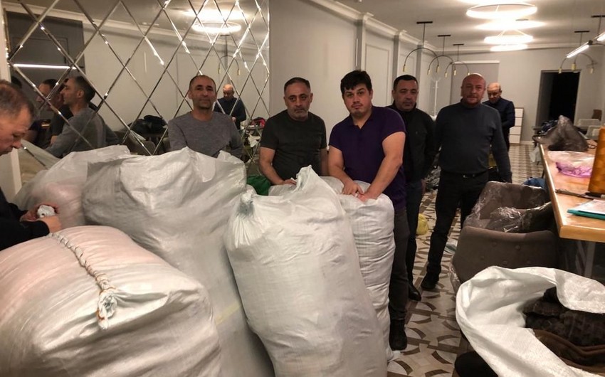Moskvadakı diasporumuz Türkiyəyə yardım göndərdi