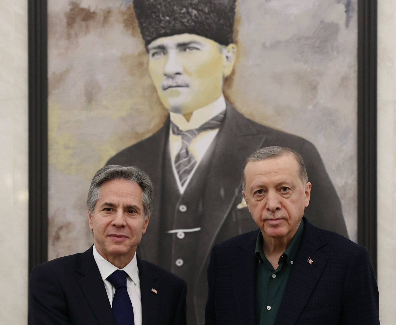 Ərdoğan Blinkenlə görüşdü