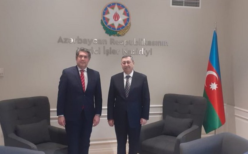 Yunanıstan səfiri Xələf Xələfovla görüşüb