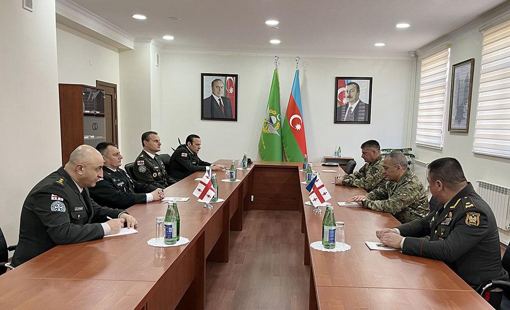 Hikmət Mirzəyev Gürcüstan generalı ilə görüşüb - VİDEO