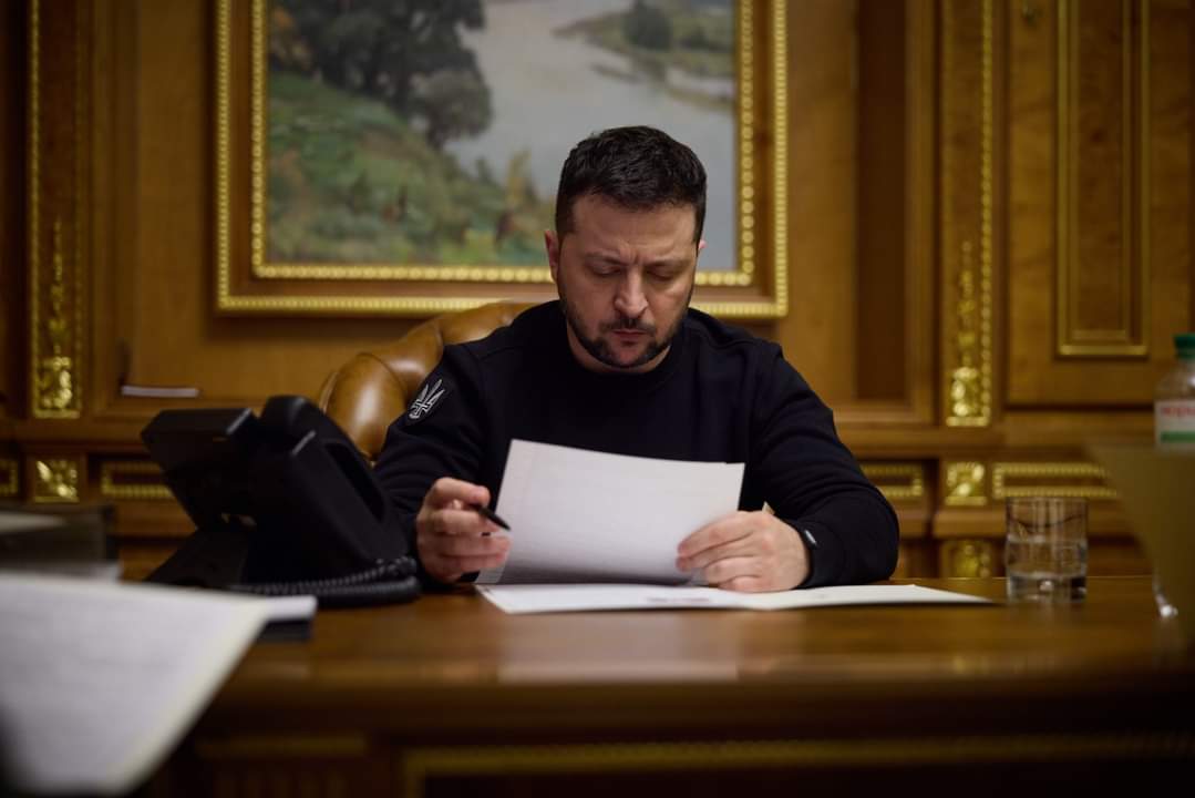 Zelenski Misir Prezidenti ilə danışıqlar apardı 