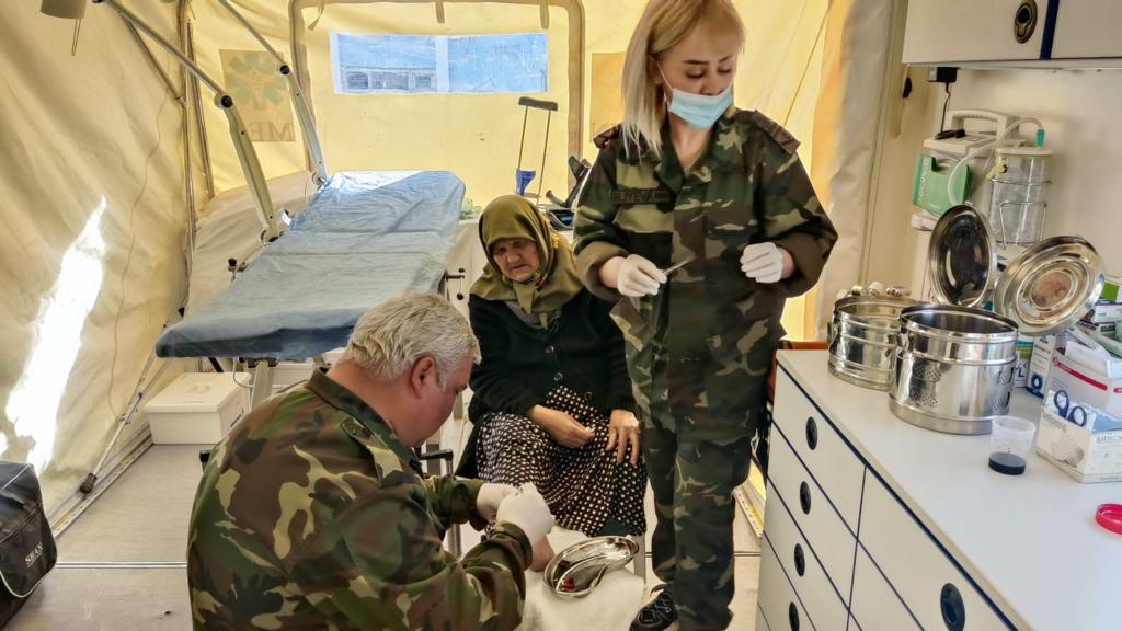 Səhra hospitallarında 1623 nəfərə xidmət göstərilib - VİDEO