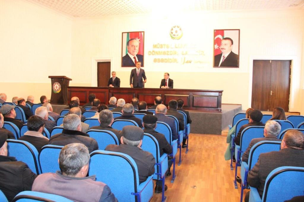 Goranboyda kənd təsərrüfatı müşavirəsi keçirilib - FOTOLAR