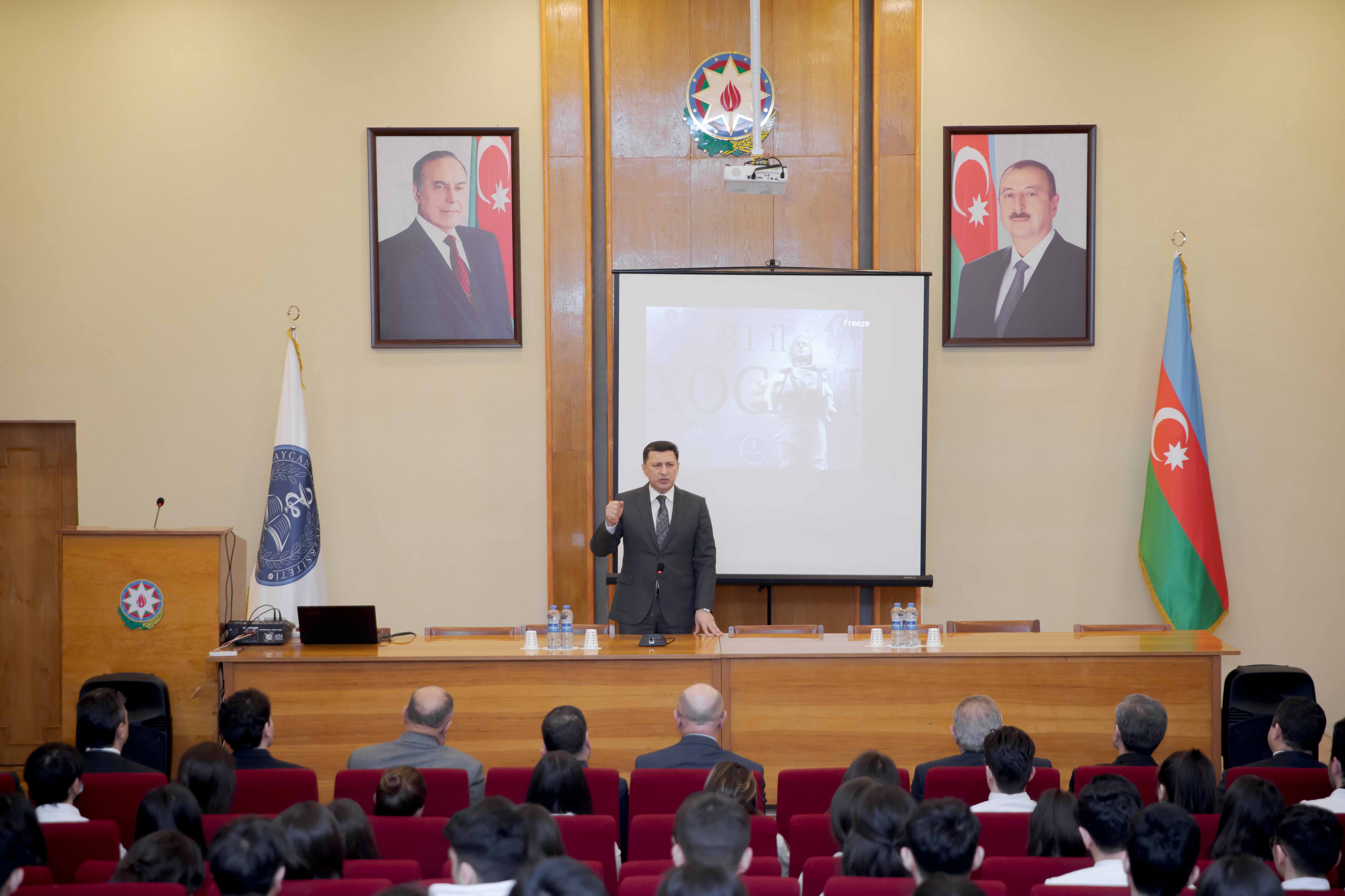 ATU-da Xocalı soyqırımına həsr olunmuş tədbir keçirilib - FOTOLAR
