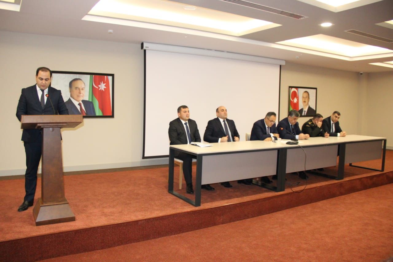 Goranboyda hesabat iclası keçirilib - FOTOLAR