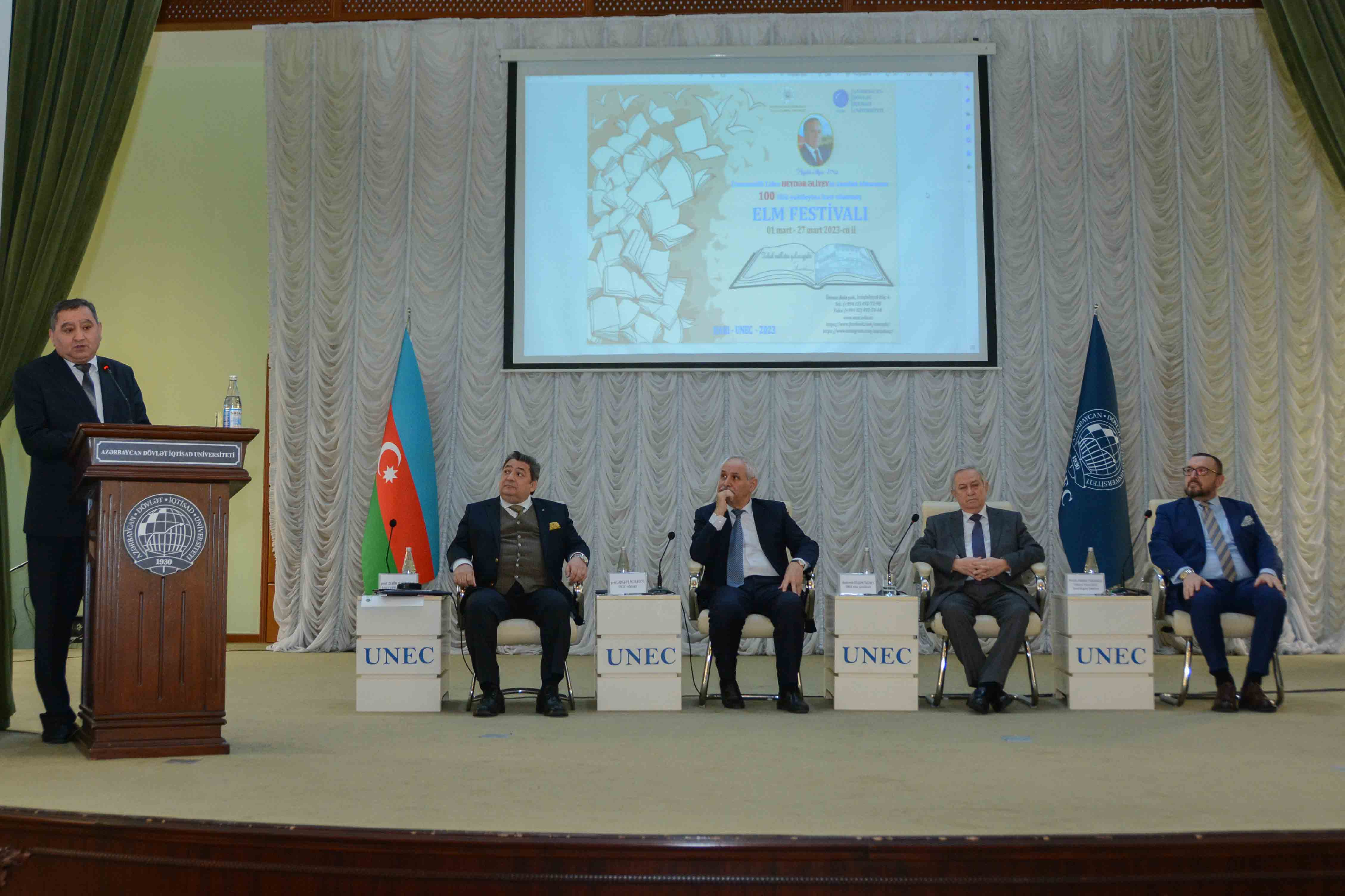 UNEC-də Elm festivalına start verilib - FOTOLAR