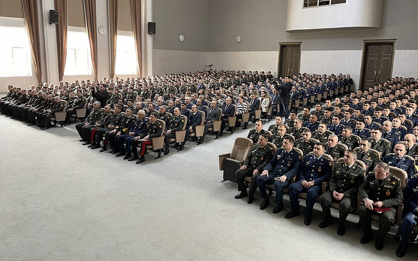 Heydər Əliyev adına Hərbi İnstitutun 105 illiyi qeyd olundu 