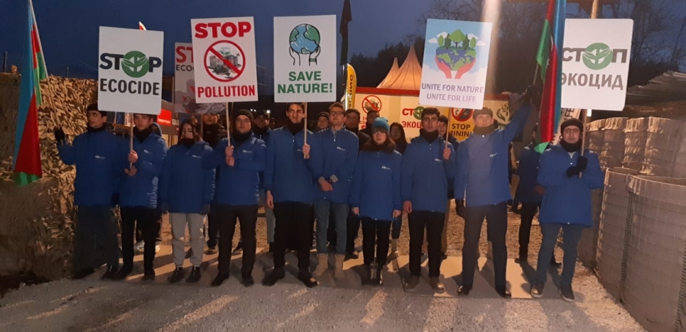 Laçın yolu: Aksiya ruh yüksəkliyi ilə davam edir